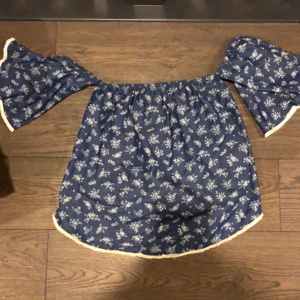 Off the shoulder flowy top